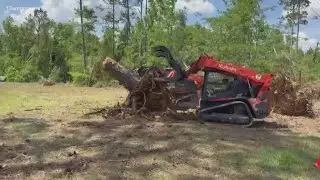 'One group alone can&rsquo;t tackle this' | Local volunteers help rebuild homes  after Hurricane Helene