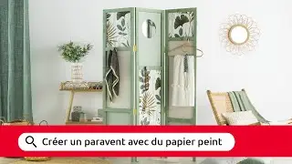 Tuto - Créer un paravent avec du papier peint