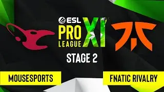 CS:GO - mousesports vs. Fnatic Rivalry [Inferno] Map 1 - ESL Pro League Season 11 - Stage 2