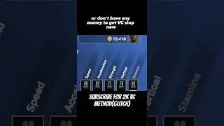 Nba2k23 VC METHOD( glitch) 3k every 10 minutes #2k24 #vc #nba2kpark #nba2kglitch #2kglitch get vc ez