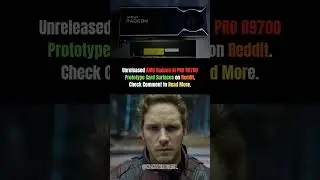 AMD Radeon AI PRO R9700 Prototype Leaks on Reddit!