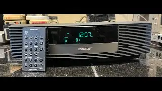 Bose Wave Music System III AM:FM Radio with Remote Graphite; Tested