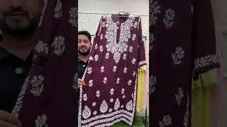 Modal Chikankari Kurta & Gown LIVE | Flat ₹999 Only | Premium Hand Embroidery | RS Chikankari