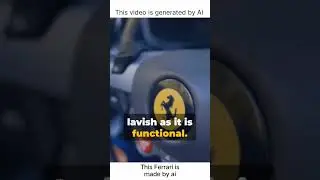 AI generated Ferrari car reviews #ferrari #trending #ai #shorts