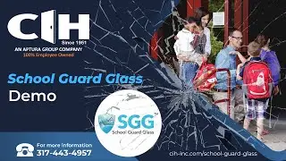 School Guard Glass Demo at CIH