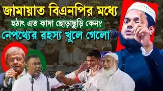 বিএনপি জামায়াতের মাঝে হঠাৎ এত কাদা ছোড়াছুড়ি কেন❓খুলে গেলো রহস্যের জট | Abdullah bin Abdur Razzak waz