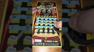 Лотерея One & Done Red Carpet Riches California Lottery Scratcher🤞🍀🍀🍀 #californiascratchers