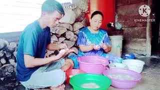 Cara membalut ceker ayam dan kepala ayam menjadi bakso 