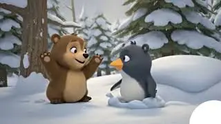 Little Margo Plays in the Snow ❄️ | Fun Winter Adventure for Kids | Cute Cartoon Story