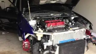 Evo 9 Start Up After 6 Months E85 Bosch 2200cc Injectors Vipec Plug in ECU
