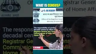 What is Census? #upsc #ias