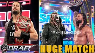 Roman Reigns Drafted to Raw with Red Universal Title?! Roman Reigns vs 