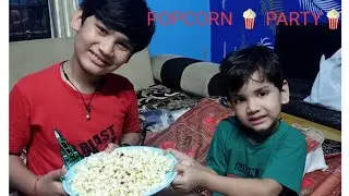 Kiaan koh aya fever 🥵 or mummy n banai uske liye popcorn 🍿🍿