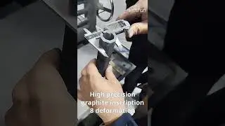 Graphite Part with Internal Slots &ndash; Precision Cut Demo