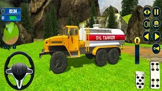 Oil Tanker Truck Driving Simulator - Offroad Uphill Driver Fun 3D - Android GamePlay