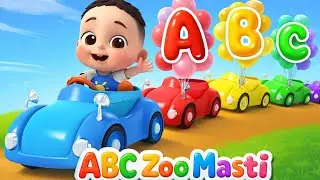 ABCD Animal Rhymes for Kids | A to Z Alphabet Learning #ABCZooMasti