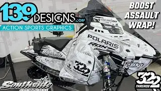 2024 POLARIS BOOST ASSAULT GETS A FULL CUSTOM WRAP BY 139 DESIGNS! LOOKS KILLER!