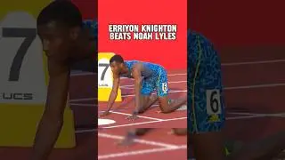 Erriyon Knighton BEATS Noah Lyles in 200M!