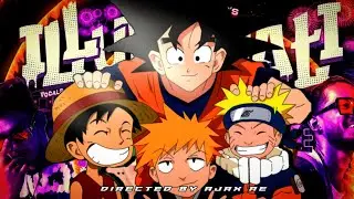 illuminati x Anime big 4 🔥 | Goku | Ichiago | luffy | Naruto | Avesham | Anime #anime #aavesham