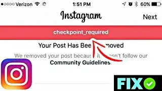 Instagram Checkpoint Required Problem | Instagram Checkpoint Required Problem Solve !!!
