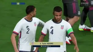 FIFA22: CONCAF USA VS MEXICO PULISIC BEAUTIFUL GOAL GAMEPLAY PS5