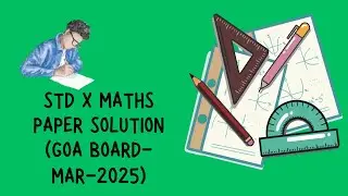 STD X Maths/Goa board/March 2025/Level 2/paper solution /(konkani)