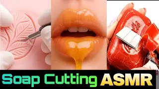 ASMR Close-Up Triggers | Satisfying Carving, Honey Drip & Soap Cutting 