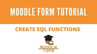 Moodle form tutorial - Implement deleting and updating functions #3