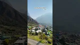 Lachung village #northsikkim #lachung #mountains #himalayan #sikkim #visitsikkim #travel #shortvideo