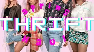 SPRING THRIFT STORE TRY-ON HAUL 2021! BOHO + RETRO STYLE ~ how many times can i say cute ~