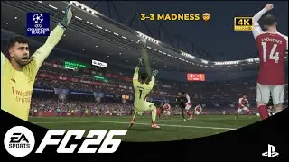 EAFC 26 UCL Gameplay PS5 | Arsenal vs Man United | Insane 3&ndash;3 Draw #abhizone #eafc26 #arsenal