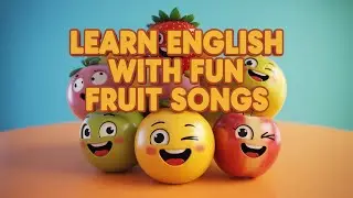 Apple Banana Mango Grapes Orange English Song for Children Fun Learning Nursery Rhymes Music