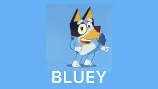 Bluey pilot intro HD logo remake InShot