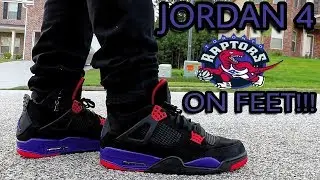 JORDAN 4 RAPTOR ON FEET REVIEW!!!