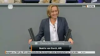 Krach im Bundestag. Bundestag-Eklat! AfD-Politikerin Beatrix von Storch schl&auml;gt Alarm 🚨