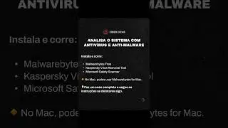 Foste v&iacute;tima de um CAPTCHA Falso (ClickFix)? Verifica o que deves fazer🕵🏽&zwj;♀️ #captcha