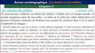 La boite à merveilles : Les axes de lecture pour comprendre les thèmes évoqués dans les chapitres