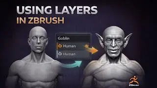 Using Layers in ZBrush &mdash; Transforming a Base Mesh into a New Character