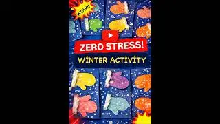Cutest Winter Mittens Craft (Only 5 Min!)  #craft #toddleractivities