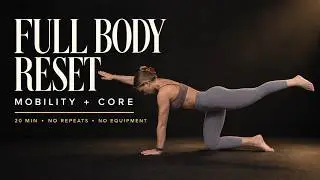 20 Min Full Body Activation Workout | 40/20 No Repeat