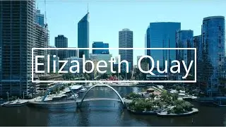 Elizabeth Quay, Perth, Australia - Drone 4K Video / Footage
