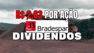 BRAP4/3 BRADESPAR R$ 2,63 POR A&Ccedil;&Atilde;O MUITOS DIVIDENDOS E VALORIZA&Ccedil;&Atilde;O?