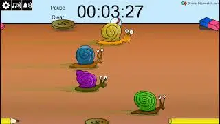 6 Minute Snail Racing Timer (fast)