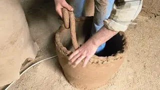 From soil to giving life to the Mahogany oven!!