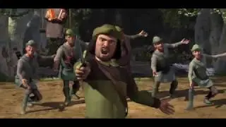 Shrek Robin Hood russian song. 1080р.