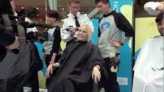 Jessica's Headshave for Charity - Cops for Cancer 2012