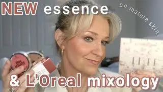 NEW essence DRUGSTORE Makeup / Mixing L'Oreal Foundations on MATURE SKIN