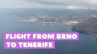 [4K] ✈️🇨🇿→🇪🇸🇮🇨 Flight from Brno to Tenerife, Canary Islands 🏝☀️ | September 2023