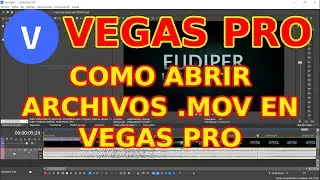 Como abrir ARCHIVOS .MOV en VEGAS PRO