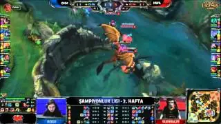 OHM Immortoru Azir VS HWA niQ760 Kassadin &Ouml;zet 2015 Yaz Mevsimi Şampiyonluk Ligi H2G1